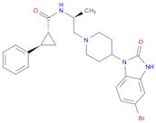 Cyclopropanecarboxamide, N-[(1S)-2-[4-(5-bromo-2,3-dihydro-2-oxo-1H-benzimidazol-1-yl)-1-piperid...