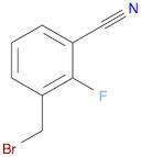 Benzonitrile, 3-(bromomethyl)-2-fluoro-