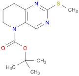 Pyrido[3,2-d]pyrimidine-5(6H)-carboxylic acid, 7,8-dihydro-2-(methylthio)-, 1,1-dimethylethyl ester