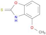 2(3H)-Benzoxazolethione, 4-methoxy-