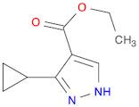 1H-Pyrazole-4-carboxylic acid, 3-cyclopropyl-, ethyl ester