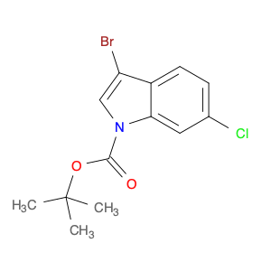 1H-Indole-1-carboxylic acid, 3-bromo-6-chloro-, 1,1-dimethylethyl ester