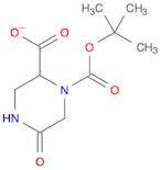 1,2-Piperazinedicarboxylic acid, 5-oxo-, 1-(1,1-dimethylethyl) ester