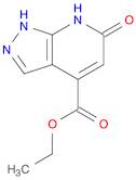 1H-Pyrazolo[3,4-b]pyridine-4-carboxylic acid, 6,7-dihydro-6-oxo-, ethyl ester