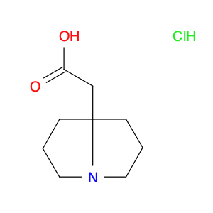 1H-Pyrrolizine-7a(5H)-acetic acid, tetrahydro-, hydrochloride (1:1)