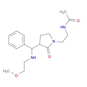 Acetamide, N-[2-[3-[[(2-methoxyethyl)amino]phenylmethyl]-2-oxo-1-pyrrolidinyl]ethyl]-