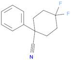 Cyclohexanecarbonitrile, 4,4-difluoro-1-phenyl-