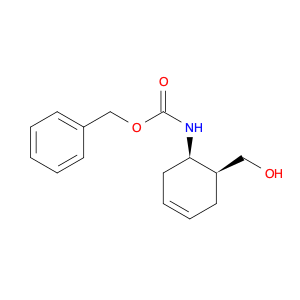 Carbamic acid, [(1R,6S)-6-(hydroxymethyl)-3-cyclohexen-1-yl]-, phenylmethyl ester, rel- (9CI)