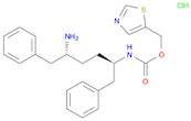 Carbamic acid, N-[(1R,4R)-4-amino-5-phenyl-1-(phenylmethyl)pentyl]-, 5-thiazolylmethyl ester, hydr…