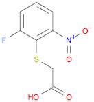 Acetic acid, 2-[(2-fluoro-6-nitrophenyl)thio]-