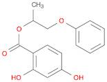 Benzoic acid, 2,4-dihydroxy-, 1-methyl-2-phenoxyethyl ester