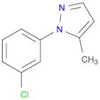 1H-Pyrazole, 1-(3-chlorophenyl)-5-methyl-