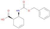 3-Cyclohexene-1-carboxylic acid, 6-[[(phenylmethoxy)carbonyl]amino]-, (1R,6S)-rel-