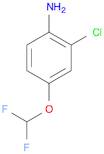 Benzenamine, 2-chloro-4-(difluoromethoxy)-