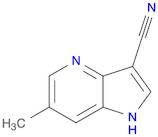 1H-Pyrrolo[3,2-b]pyridine-3-carbonitrile, 6-methyl-