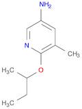 3-Pyridinamine, 5-methyl-6-(1-methylpropoxy)-