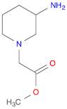 1-Piperidineacetic acid, 3-amino-, methyl ester