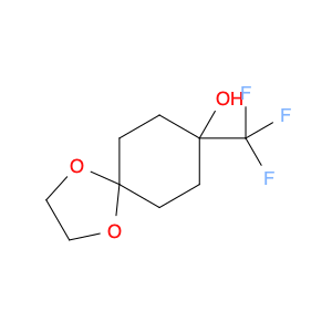 1,4-Dioxaspiro[4.5]decan-8-ol, 8-(trifluoromethyl)-