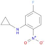 Benzenamine, N-cyclopropyl-5-fluoro-2-nitro-