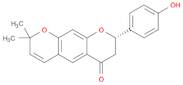 2H,6H-Benzo[1,2-b:5,4-b']dipyran-6-one, 7,8-dihydro-8-(4-hydroxyphenyl)-2,2-dimethyl-, (8S)-