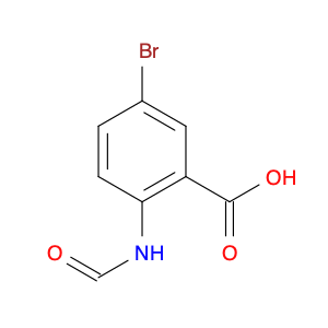 Benzoic acid, 5-bromo-2-(formylamino)-