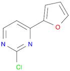 Pyrimidine, 2-chloro-4-(2-furanyl)-