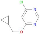 Pyrimidine, 4-chloro-6-(cyclopropylmethoxy)-