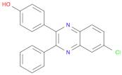 Phenol, 4-(6-chloro-3-phenyl-2-quinoxalinyl)-