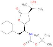 Carbamic acid, [(1S)-2-cyclohexyl-1-[(2S,4R)-tetrahydro-4-(1-hydroxy-1-methylethyl)-5-oxo-2-furany…