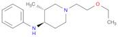 4-Piperidinamine, 1-(2-ethoxyethyl)-3-methyl-N-phenyl-, trans- (9CI)