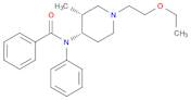 Benzamide, N-[1-(2-ethoxyethyl)-3-methyl-4-piperidinyl]-N-phenyl-, cis- (9CI)