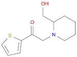 Ethanone, 2-[2-(hydroxymethyl)-1-piperidinyl]-1-(2-thienyl)-