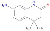 2(1H)-Quinolinone, 7-amino-3,4-dihydro-4,4-dimethyl-