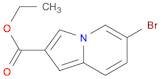 2-Indolizinecarboxylic acid, 6-bromo-, ethyl ester