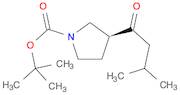 1-Pyrrolidinecarboxylic acid, 3-(3-methyl-1-oxobutyl)-, 1,1-dimethylethyl ester, (3S)-