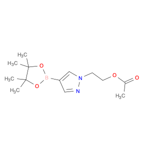 1H-Pyrazole-1-ethanol, 4-(4,4,5,5-tetramethyl-1,3,2-dioxaborolan-2-yl)-, 1-acetate