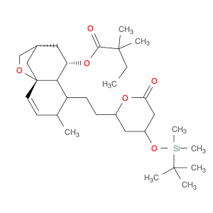 Butanoic acid, 2,2-dimethyl-, 6-[2-[4-[[(1,1-dimethylethyl)dimethylsilyl]oxy]tetrahydro-6-oxo-2H-p…