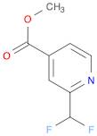 4-Pyridinecarboxylic acid, 2-(difluoromethyl)-, methyl ester