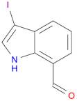 1H-Indole-7-carboxaldehyde, 3-iodo-