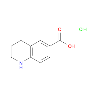 6-Quinolinecarboxylic acid, 1,2,3,4-tetrahydro-, hydrochloride (1:1)