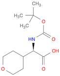 2H-Pyran-4-acetic acid, α-[[(1,1-dimethylethoxy)carbonyl]amino]tetrahydro-, (αR)-