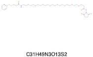 Propanoic acid, 3-[[25-oxo-27-(2-pyridinyldithio)-3,6,9,12,15,18,21-heptaoxa-24-azaheptacos-1-yl]o…