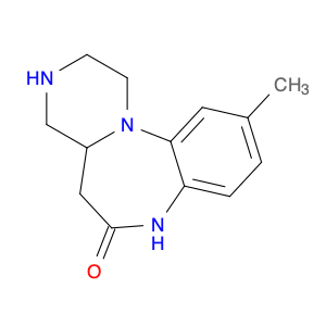 Pyrazino[1,2-a][1,5]benzodiazepin-6(7H)-one, 1,2,3,4,4a,5-hexahydro-10-methyl-