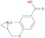 Benzoic acid, 4-(cyclopropylmethoxy)-3-methyl-