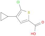 2-Thiophenecarboxylic acid, 5-chloro-4-cyclopropyl-