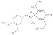 2,5-Cyclohexadien-1-one, 4-[2-(3,4-dimethoxyphenyl)-1-methylethenyl]-4,5-dimethoxy-2-(2-propen-1...