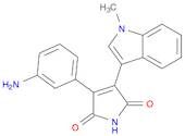 1H-Pyrrole-2,5-dione, 3-(3-aminophenyl)-4-(1-methyl-1H-indol-3-yl)-