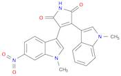 1H-Pyrrole-2,5-dione, 3-(1-methyl-1H-indol-3-yl)-4-(1-methyl-6-nitro-1H-indol-3-yl)-