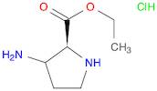 Proline, 3-amino-, ethyl ester, hydrochloride (1:1)