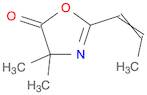 5(4H)-Oxazolone, 4,4-dimethyl-2-(1-propen-1-yl)-